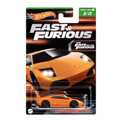 Тематическая Машинка Hot Wheels Lamborghini Murcielago Fast & Furious 1:64 HNR88/HNT08 Orange - Retromagaz
