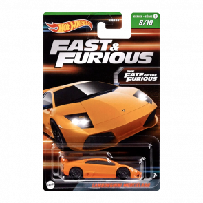 Тематическая Машинка Hot Wheels Lamborghini Murcielago Fast & Furious 1:64 HNR88/HNT08 Orange