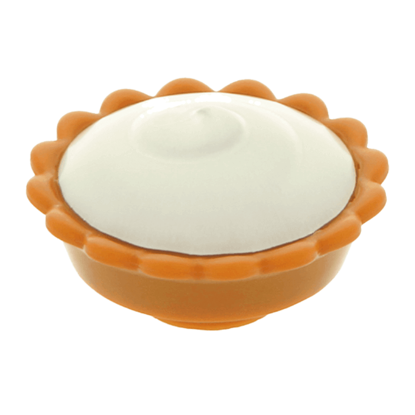 Їжа Lego Pie with White Cream Filling Pattern 93568pb01 4622092 6019608 Medium Nougat Б/У - Retromagaz