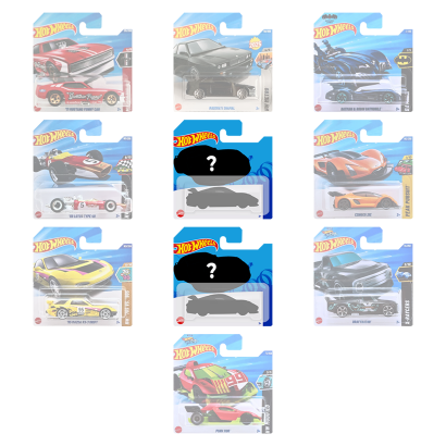 Набір Машинка Базова 10шт Hot Wheels в Асортименті 1:64 5785 - Retromagaz