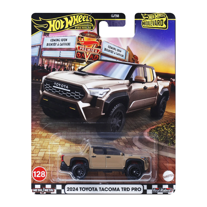 Машинка Premium Hot Wheels 2024 Toyota Tacoma TRD Pro Boulevard 1:64 JBL08 Brown - Retromagaz