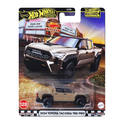 Машинка Premium Hot Wheels 2024 Toyota Tacoma TRD Pro Toyota 1:64 JBL08 Brown - Retromagaz