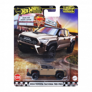 Машинка Premium Hot Wheels 2024 Toyota Tacoma TRD Pro Toyota 1:64 JBL08 Brown - Retromagaz