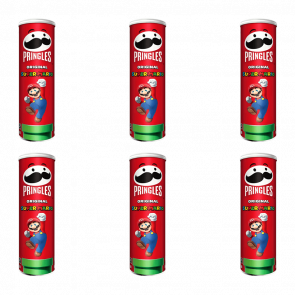 Набір Чипси 1шт 6шт Pringles Super Mario Original 165g