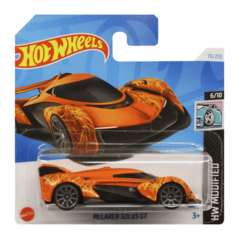 Машинка Базова Hot Wheels McLaren Solus GT Modified 1:64 HTD14 Orange - Retromagaz