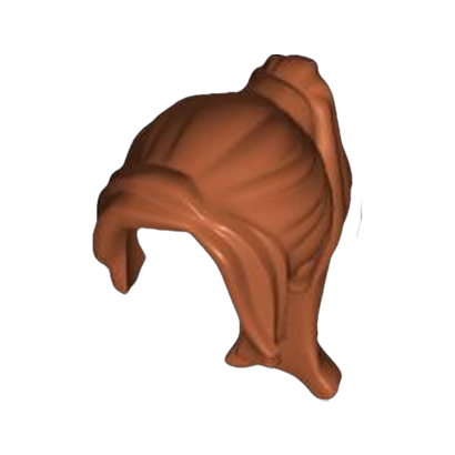 Волосся 2шт Lego Другое Female Ponytail Long Другое 62696 88426 4614107 Dark Orange Б/У - Retromagaz