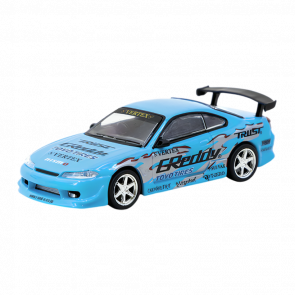 Машинка Premium Tarmac Works VERTEX Nissan Silvia S15 GReddy - Mijo Special 1:64 T64G-023-GDY Blue - Retromagaz