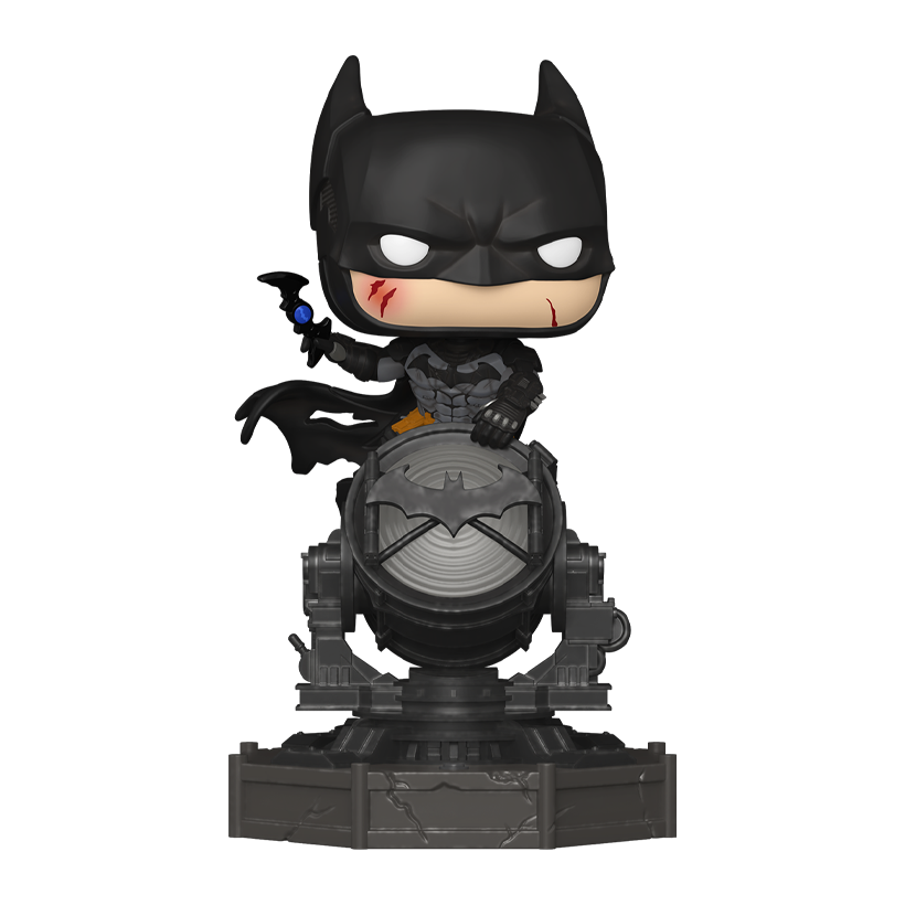 Фигурка FUNKO POP! Бетмен и Бет-сигнал с Подсветкой Премиум Light Up Batman 170mm 614 90378 - Retromagaz
