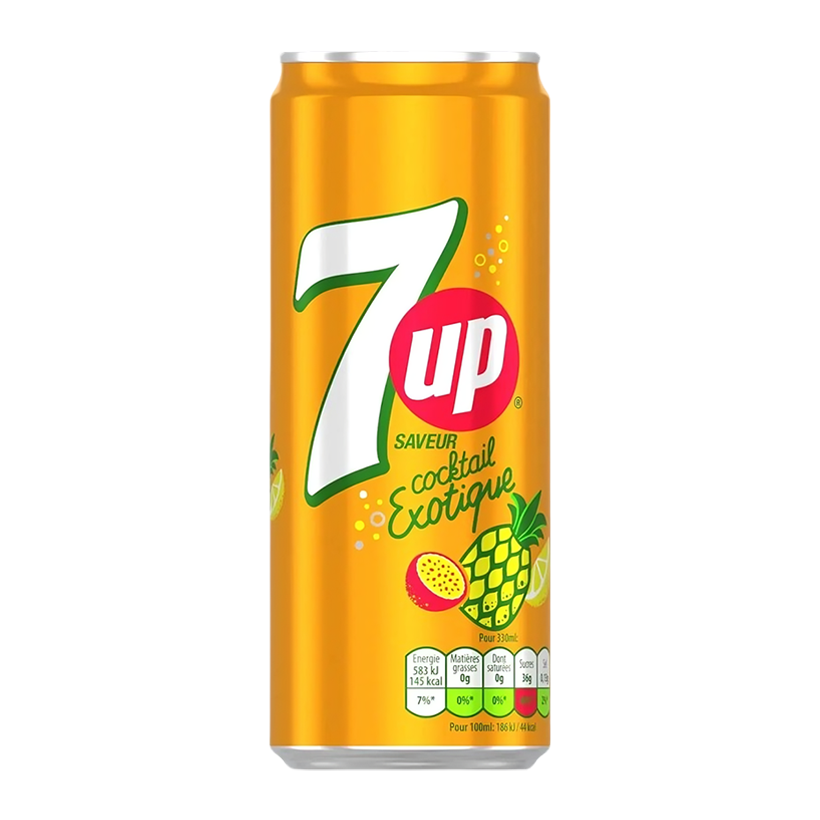Напій 7UP Exotic Coctail 330ml - Retromagaz