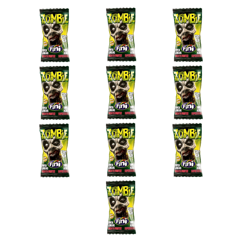 Набір Жувальна Гумка 10шт Fini Zombie Gum 10g - Retromagaz