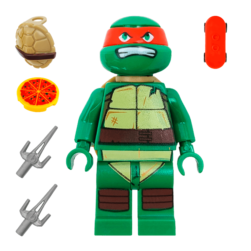 Фигурка RMC Teenage Mutant Ninja Turtles Raphael Cartoons tnmtr002 Новый - Retromagaz