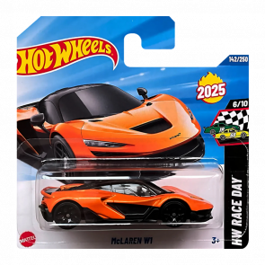 Машинка Базова Hot Wheels McLaren W1 Race Day 1:64 HYW41 Orange