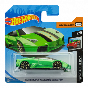 Машинка Базова Hot Wheels Lamborghini Reventon Roadster Roadsters 1:64 FYD28 Green - Retromagaz