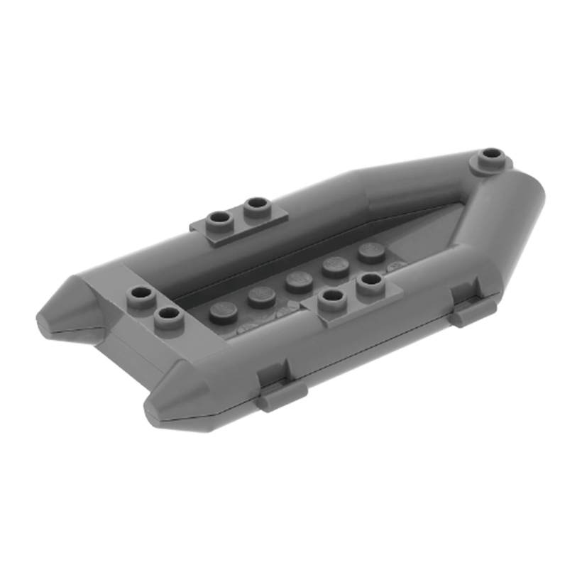 Для Судна Lego Основа Rubber Raft Small 30086 75977 4215567 Dark Bluish Grey Б/У - Retromagaz