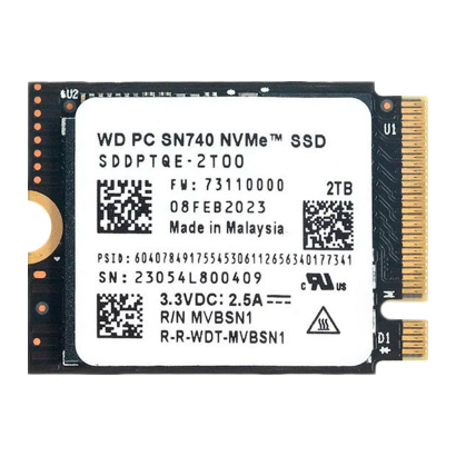 SSD Накопитель Western Digital SN740 Steam Deck 2TB - Retromagaz