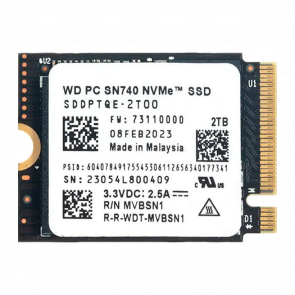 SSD Накопичувач Western Digital SN740 Steam Deck 2TB Новий - Retromagaz