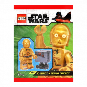 Конструктор Lego Фигурка C-3PO and Gonk Droid Star Wars 912310 sw1201 sw1314 Новый Конструктор Lego Фигурка C-3PO and Gonk Droid Star Wars 912310 sw1201 sw1314 Новый - Retromagaz
