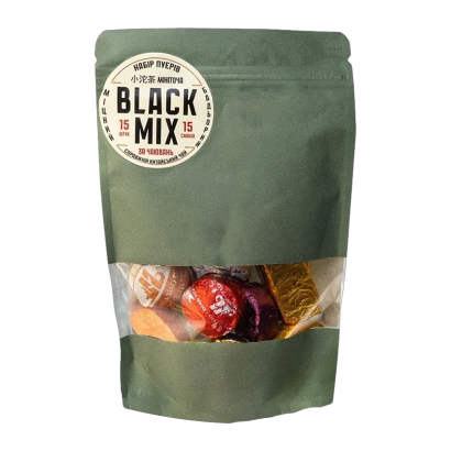 Чай у Міні-Точах Пуер New Tea 15 Порцій Чорний Мікс - Retromagaz