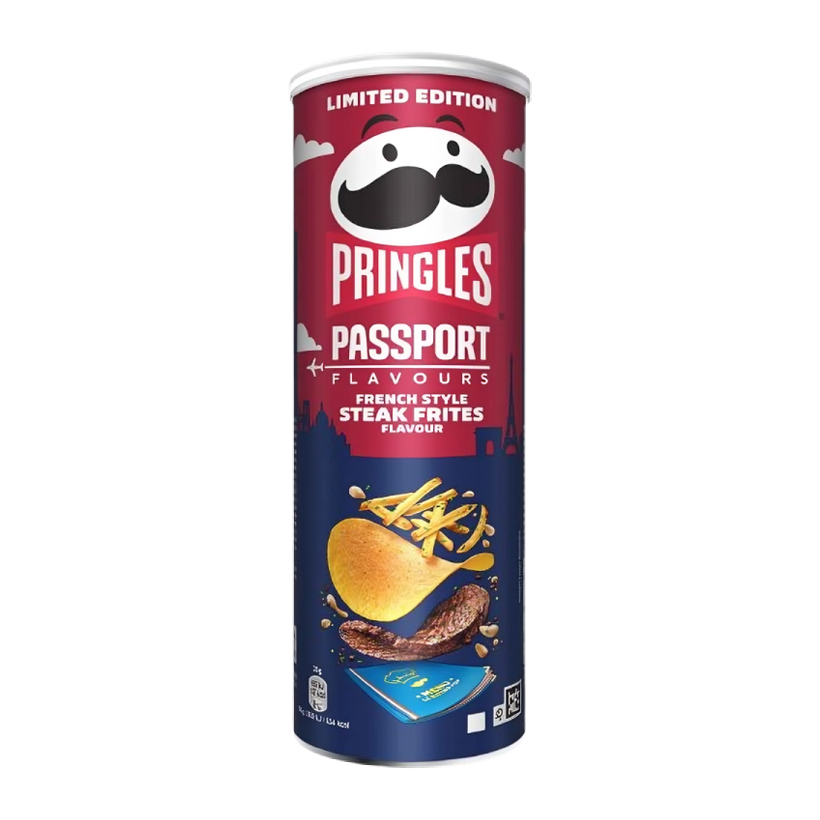 Чипси Pringles Passport Flavours French Style Steak Frites 165g - Retromagaz