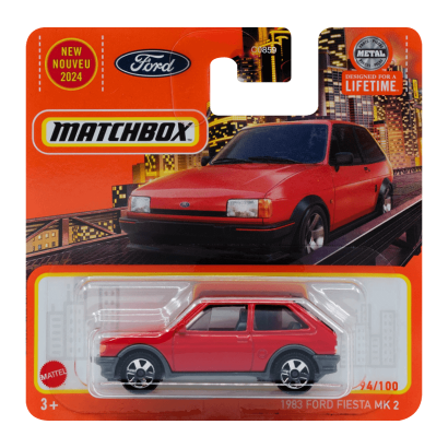 Машинка Велике Місто Matchbox 1983 Ford Fiesta MK 2 Metro 1:64 HVN48 Red - Retromagaz