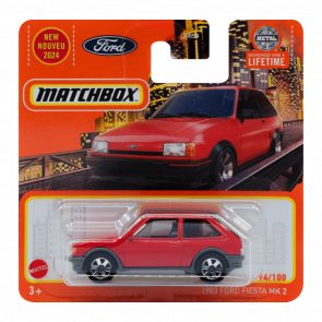 Машинка Большой Город Matchbox 1983 Ford Fiesta MK 2 Metro 1:64 HVN48 Red - Retromagaz