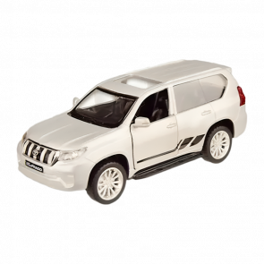 Машинка Автопром Toyota Land Cruiser Prado 1:43 Silver - Retromagaz