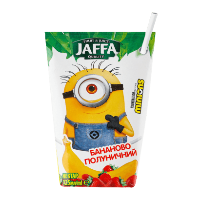 Сок Jaffa Бананово-Клубничный Minions 125ml - Retromagaz