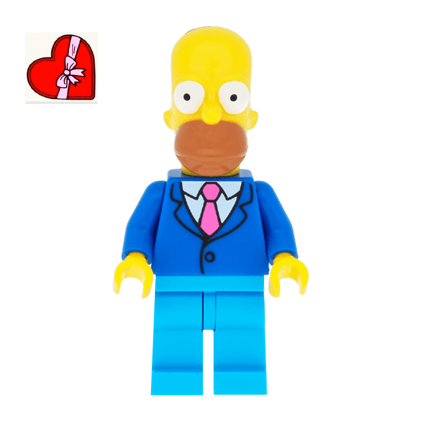 Фігурка Lego Cartoons The Simpsons colsim2-1 Новий Homer Date Night - Retromagaz