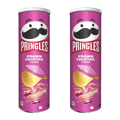 Набор Чипсы 2шт Pringles Prawn Cocktail 165g - Retromagaz
