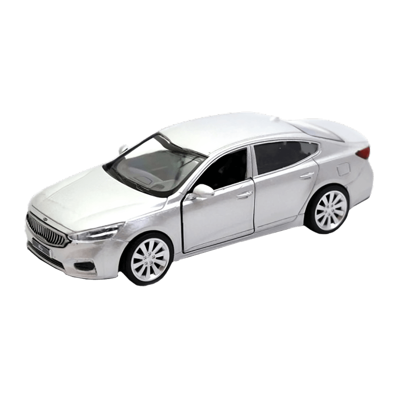 Машинка Автопром Kia K7 1:43 Silver - Retromagaz