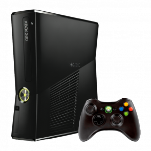 Набір Консоль Microsoft Xbox 360 S LT3.0 250GB Black Б/У  + Геймпад Бездротовий - Retromagaz