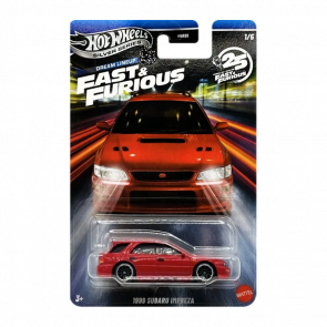 Тематическая Машинка Hot Wheels 1999 Subaru Impreza Fast & Furious 1:64 JKX10 Red - Retromagaz