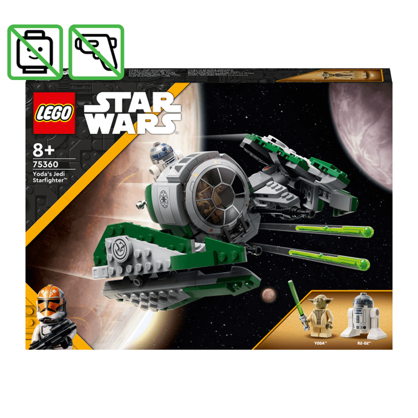 Конструктор Lego Без Фігурок Джедайський Винищувач Йоди Star Wars 75360 Новий - Retromagaz