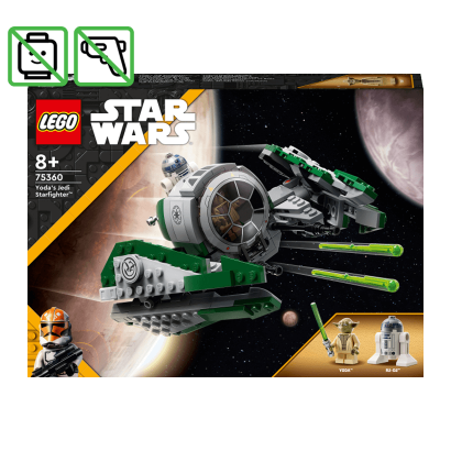 Конструктор Lego Джедайский Истребитель Йоды Star Wars 75360 Без Фигурок Новый - Retromagaz