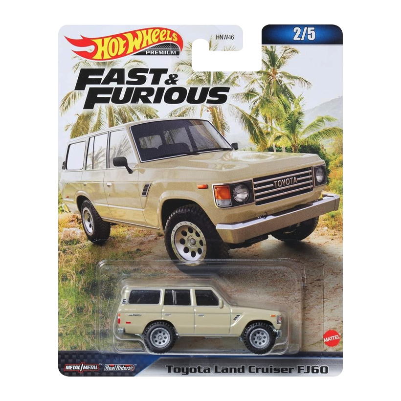 Машинка Premium Hot Wheels Toyota Land Cruiser FJ60 Fast & Furious 1:64 HNW46/HNW53 Tan - Retromagaz