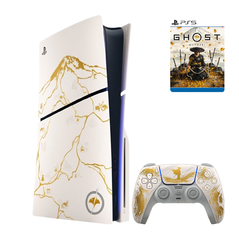 Консоль Sony PlayStation 5 Slim Blu-ray Ghost of Yotei Limited Edition 1TB White Новий - Retromagaz