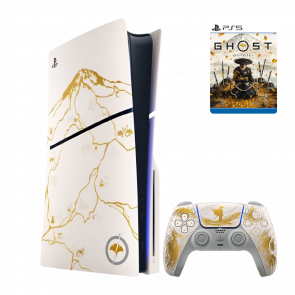 Консоль Sony PlayStation 5 Slim Blu-ray Ghost of Yotei Limited Edition 1TB White Новый Консоль Sony PlayStation 5 Slim Blu-ray Ghost of Yotei Limited Edition 1TB White Новый - Retromagaz