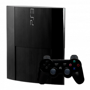 Консоль Sony PlayStation 3 Super Slim Модифікована 250GB Black + 5 Вбудованих Ігор Б/У Хороший Консоль Sony PlayStation 3 Super Slim Модифікована 250GB Black + 5 Вбудованих Ігор Б/У Хороший - Retromagaz