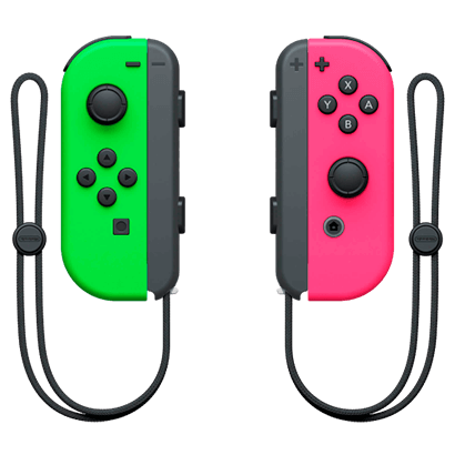 Контролери Бездротовий Nintendo Switch Joy-Con Neon Green Neon Pink Новий - Retromagaz