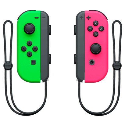 Контроллеры Беспроводной Nintendo Switch Joy-Con Neon Green Neon Pink Новый - Retromagaz