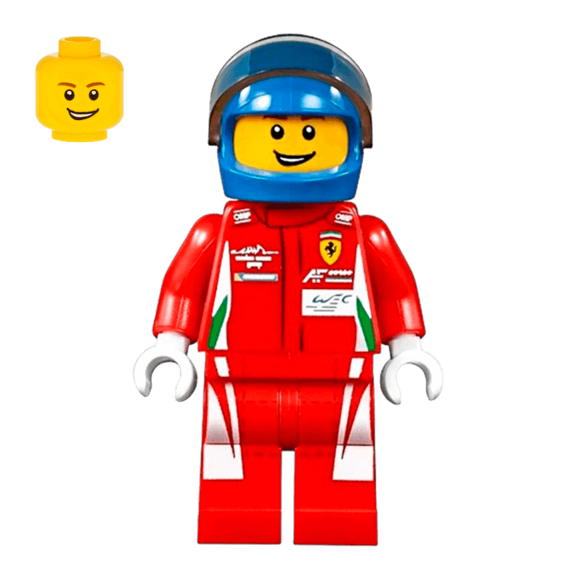 Фігурка Lego Speed Champions Ferrari 488 GTE Race Car Driver Інше sc066 Б/У - Retromagaz