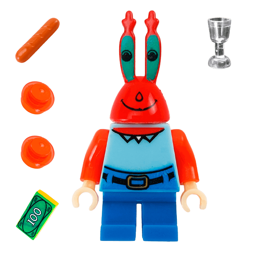 Фигурка RMC SpongeBob SquarePants Mr. Krabs Cartoons sbspr003 Новый - Retromagaz