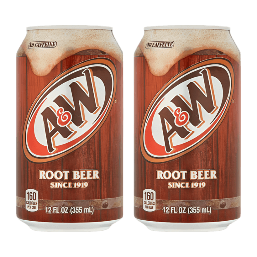 Набор Напиток 2шт A&W Root Beer 355ml - Retromagaz