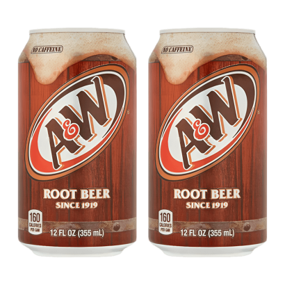 Набір Напій 2шт A&W Root Beer 355ml - Retromagaz