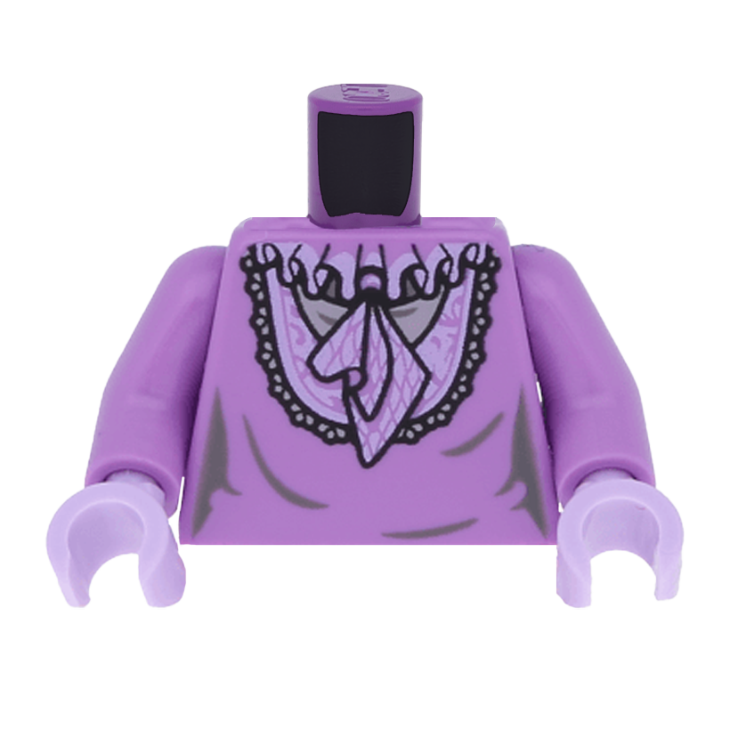 Туловище Lego Ghostbusters Female Dress with Lavender Ruffled Collar Другое 973pb2470c01 gb010 6136514 Medium Lavender Б/У - Retromagaz