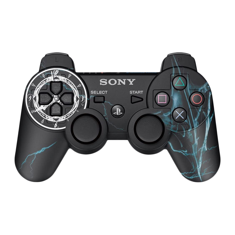 Геймпад Беспроводной Sony PlayStation 3 DualShock 3 Lightning Returns: Final Fantasy XIII Limited Edition Black Б/У - Retromagaz