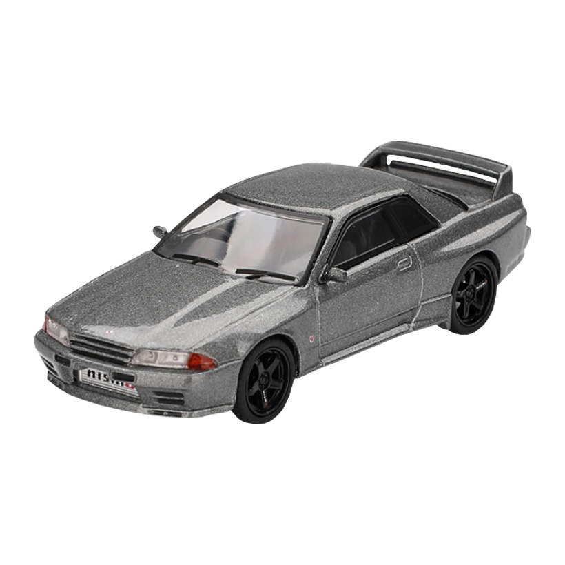 Машинка Premium MINI GT Nissan Skyline GT-R (NISMO BNR32 CRS Version) 1:64 MGT01024 Grey - Retromagaz