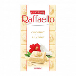Шоколад Белый Raffaello Coconut & Almond 90g 8000500359556 - Retromagaz