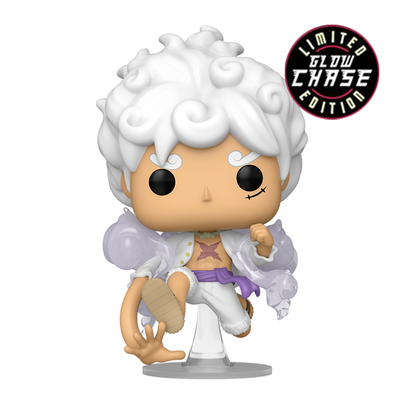 Фигурка FUNKO POP! Ван Пис Луффи в Белом One Piece Luffy Gear Five Chase 136mm 1607 79321 - Retromagaz
