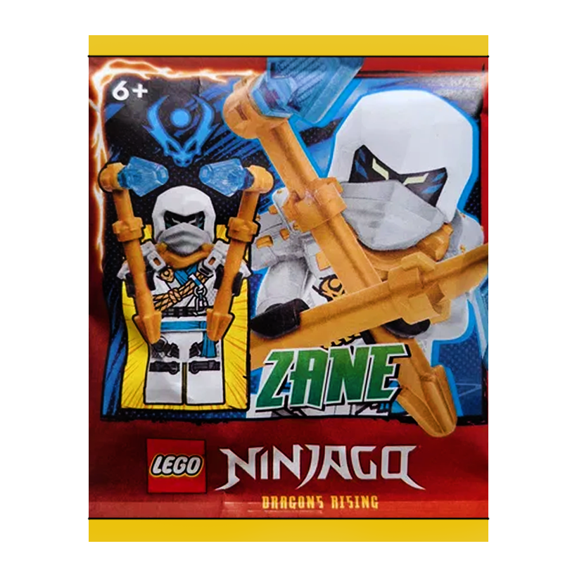 Конструктор Lego Фігурка Zane #3 Paper Bag Ninjago 892410 njo0875 Новый - Retromagaz